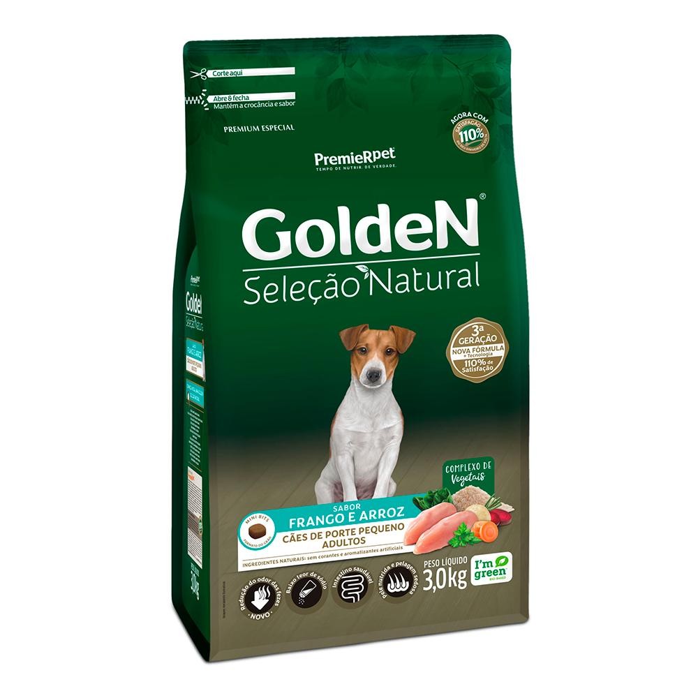 Ração Seca Premier Pet Golden Seleção Natural Frango E Arroz Para Cães Adultos De Raças Pequenas em Oferta na Shopee