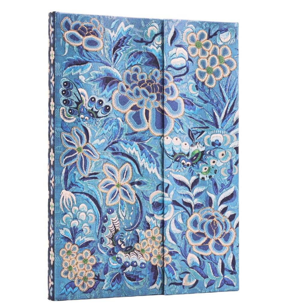 Caderno Paperblanks Blue Willow Ultra Capa Dura Pautado