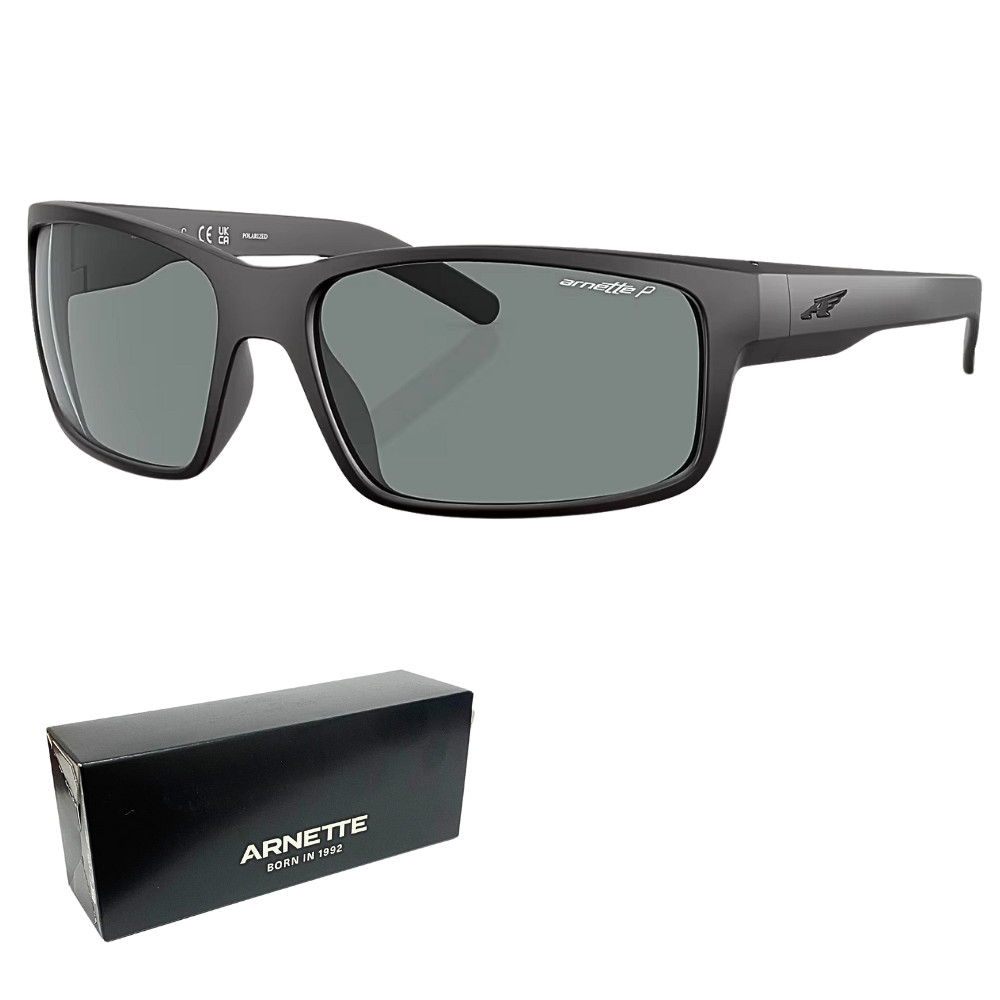 Óculos de Sol Arnette Masculino Polarizado Fast Ball Preto AN4202 447/8162