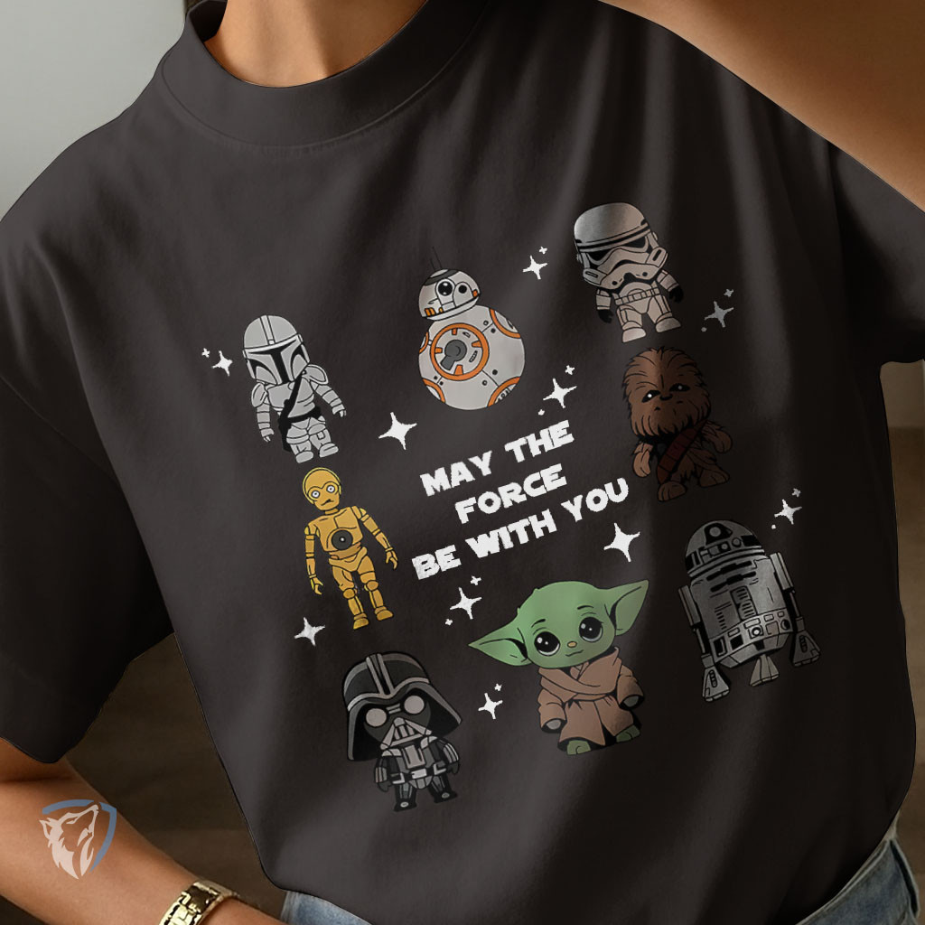 T-Shirt Star Wars | Mandaloriano, Stormtrooper e Personagens Estilo Cute