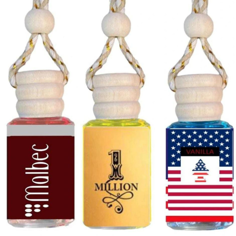 Kit 3 Cheirinho Importado Carro de Luxo Automotivo Aromatizante de Qualidade Aroma Concentrado