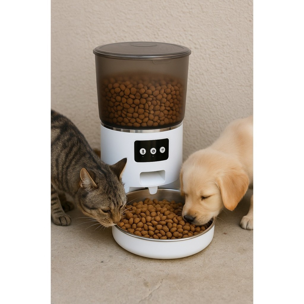 Dispensador Ração Pet Automático 4L Alexa Smart Life Novo