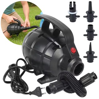 Bomba de Ar Elétrica Premium Pump Grande 600W com 4 Bicos VG Plus em Oferta na Shopee