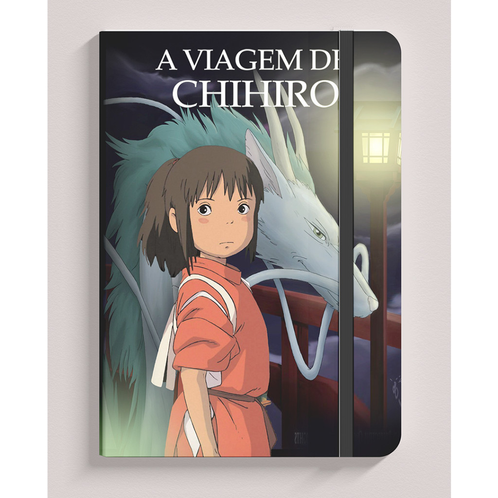 Caderno Sketchbook A5 capa dura caderno de desenho A Viagem de Chihiro