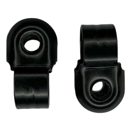 Par De Abraçadeiras Retrovisor Bicicleta Rosca Direita M10