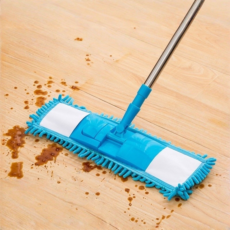 Rodo Mop Esfregão Vassoura Microfibra Tira Pó Limpa Pisos
