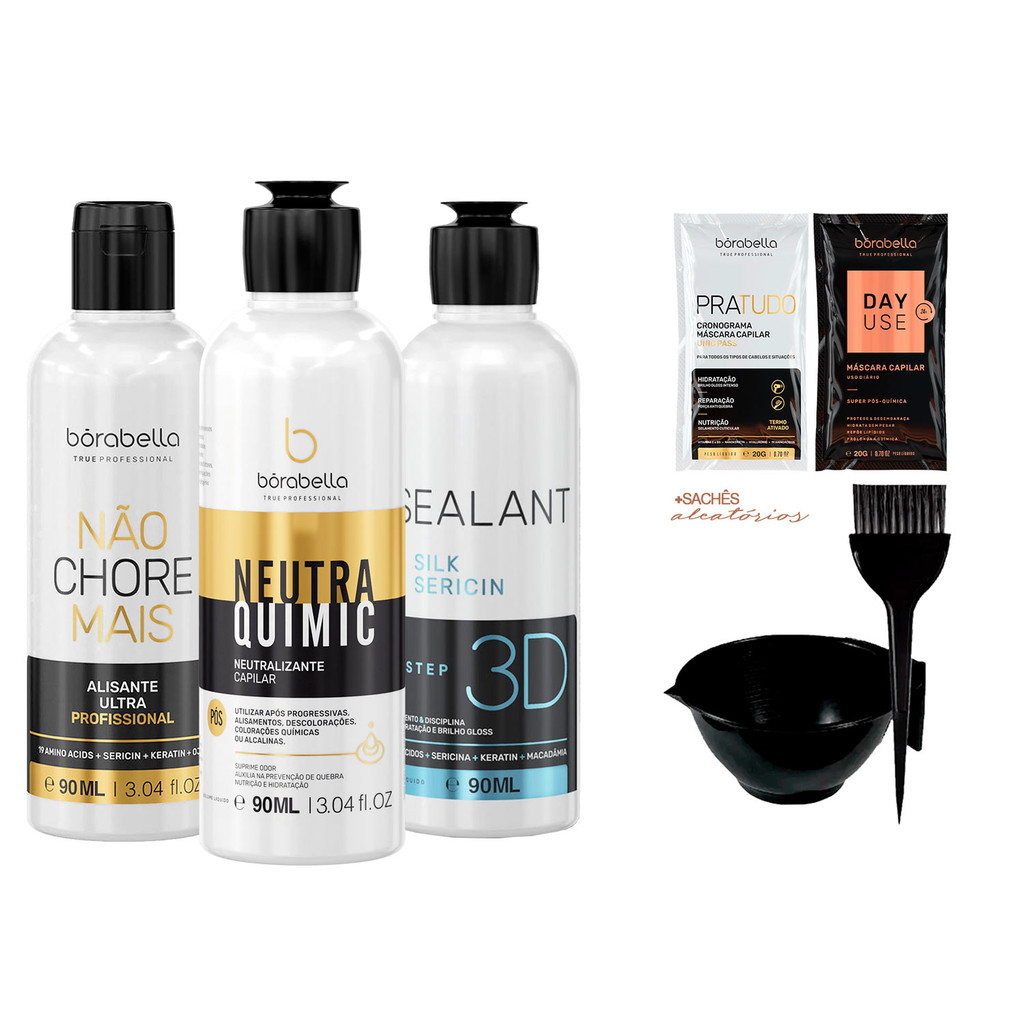 Borabella Selagem + NCM P2 + Neutraliza 90ml +Cumbuca/Sachê