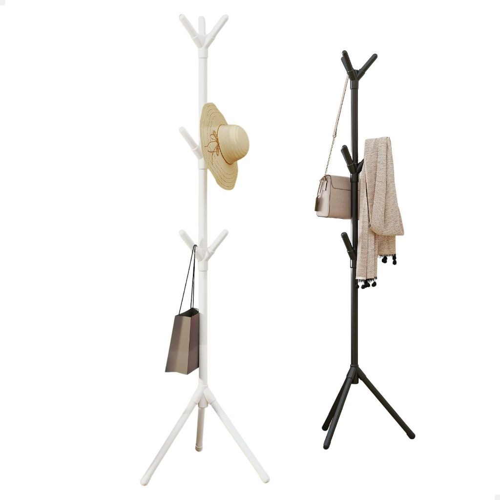 Mancebo Cabideiro de Chão 9 Ganchos Arara Organizadora para Roupas Base Antiderrapante a em Oferta na Shopee