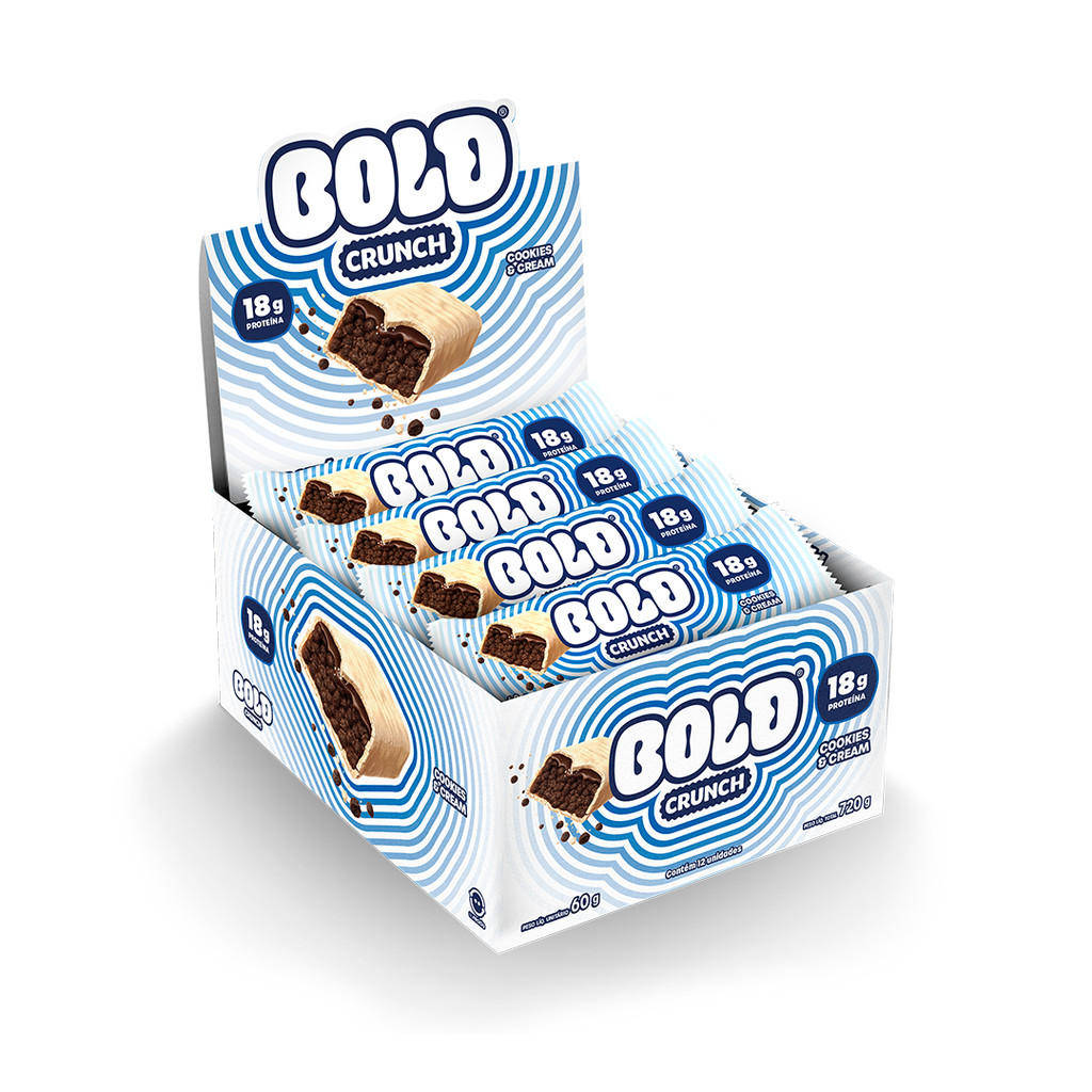 BOLD CRUNCH COOKIES & CREAM em Oferta na Shopee