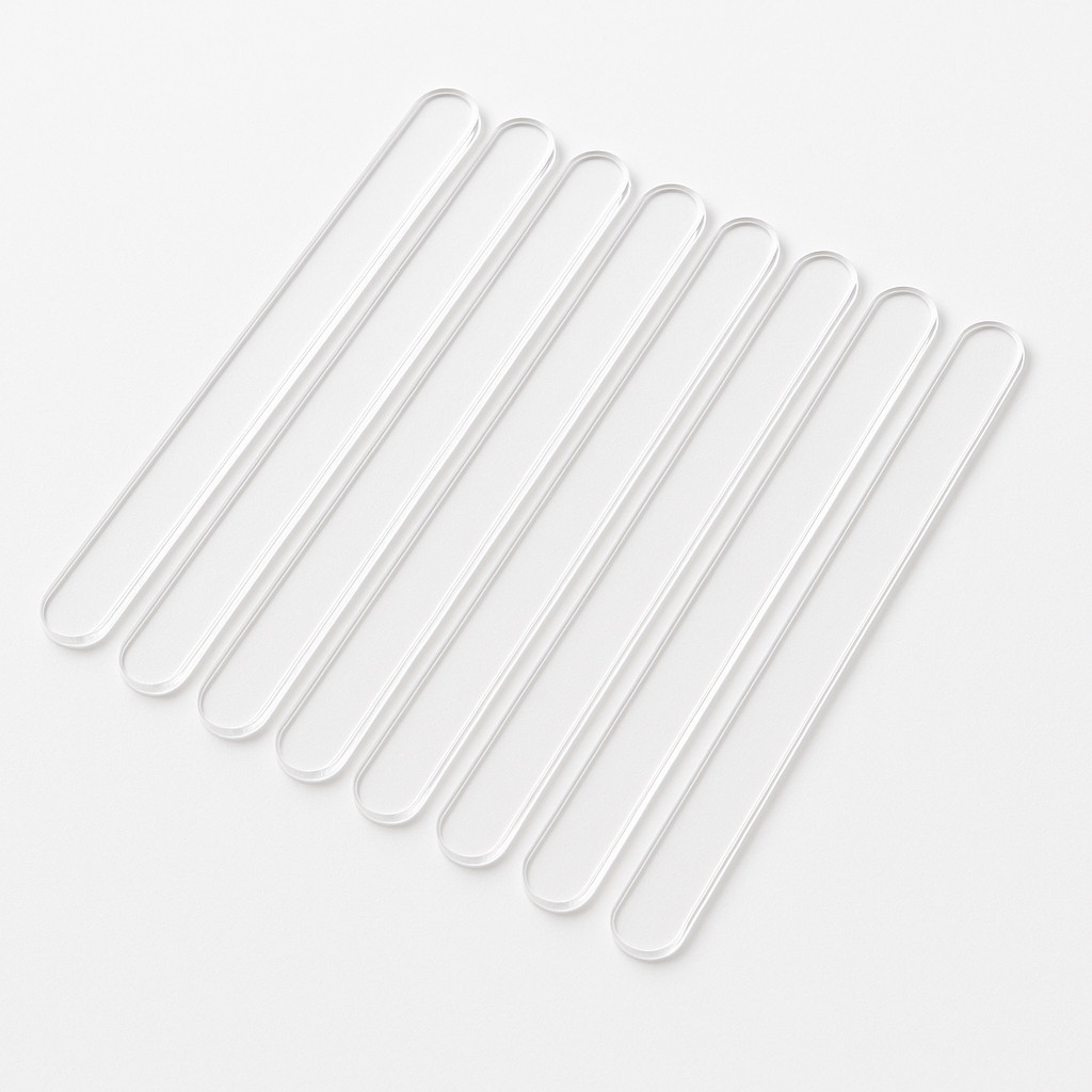 Kit 50 Palitos De Acrílico Transparente – Estilo Picolé p/ Lembrancinhas em Oferta na Shopee