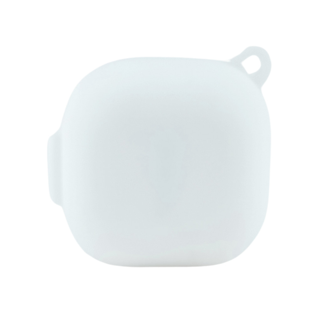 Capa Nerdcase para Samsung Galaxy Buds 2, Buds Fe, Core, Live, Buds Pro, Buds 2 Pro, Silicone Branco
