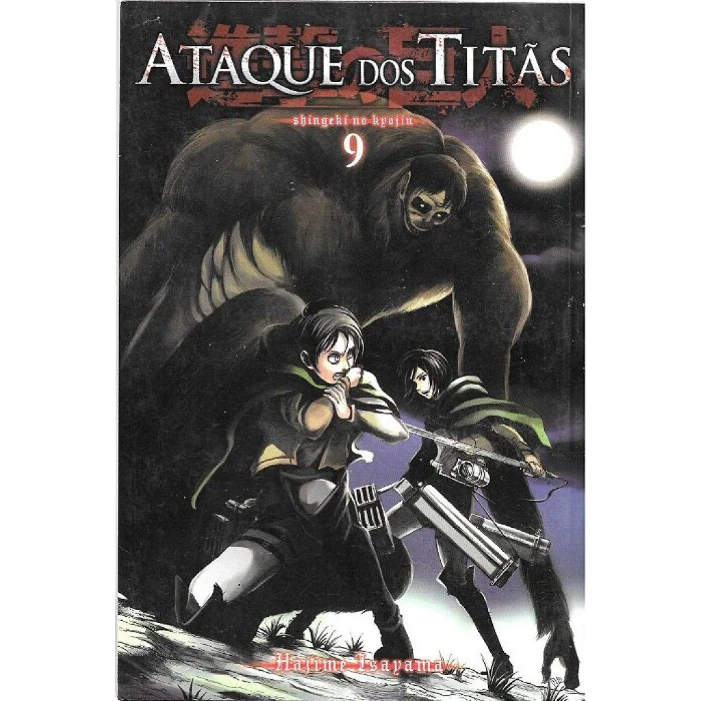 ATAQUE DOS TITÃS VOL. 9 MANGÁ SHINGEKI NO KYOJIN