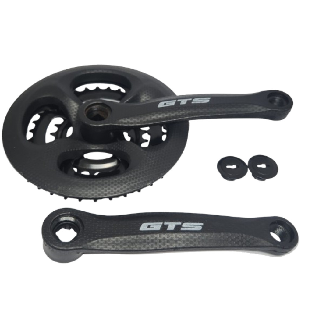 Pedivela Engrenagem GTS ORIGINAL triplo 24/34/42 Coroa aço Preto em Oferta na Shopee