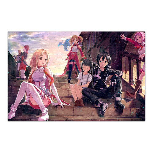 Quebra-cabeça Sword Art Online Personalizado 60 Peças