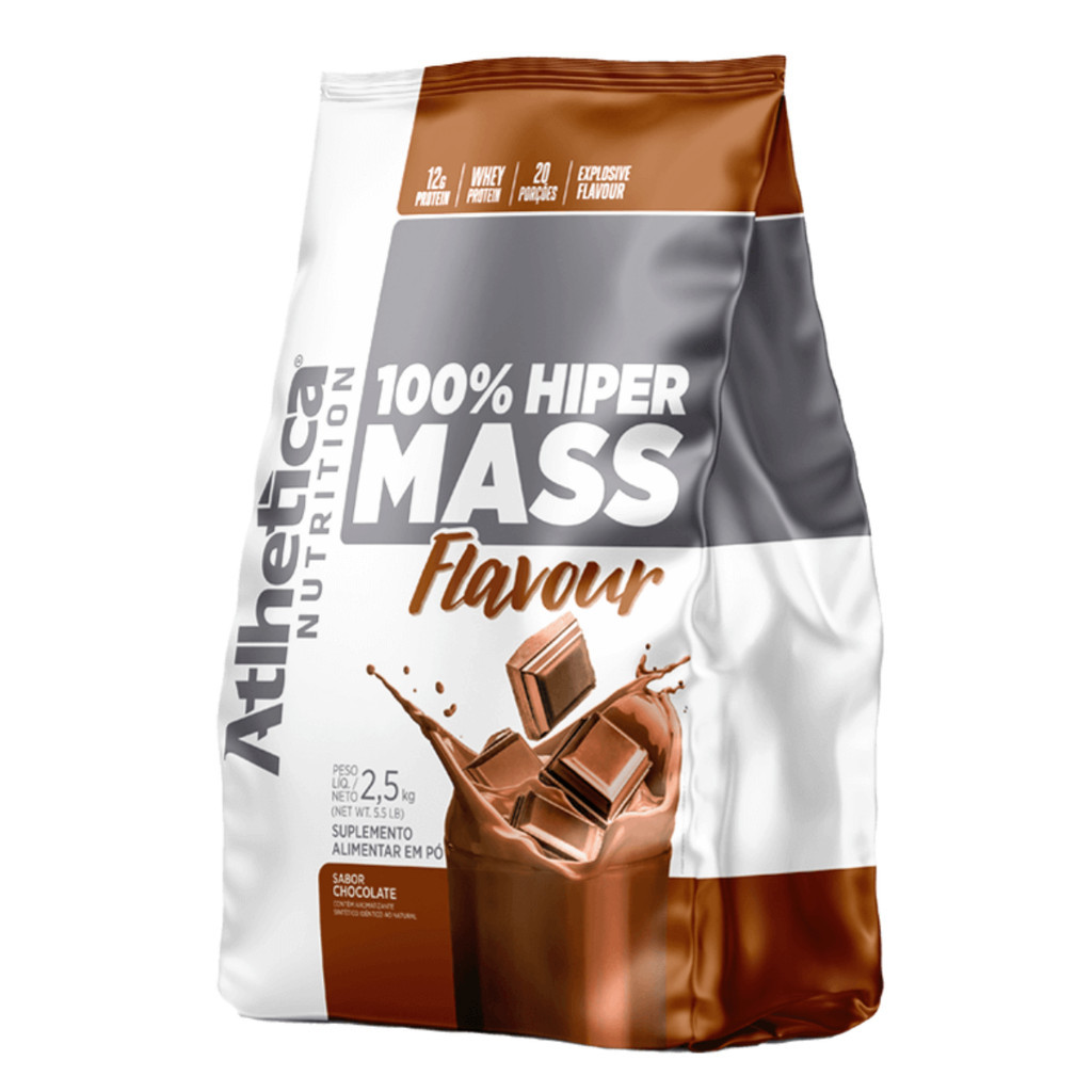 Hiper Mass Flavour Atlhetica Hipercalórico massa 2,5kg