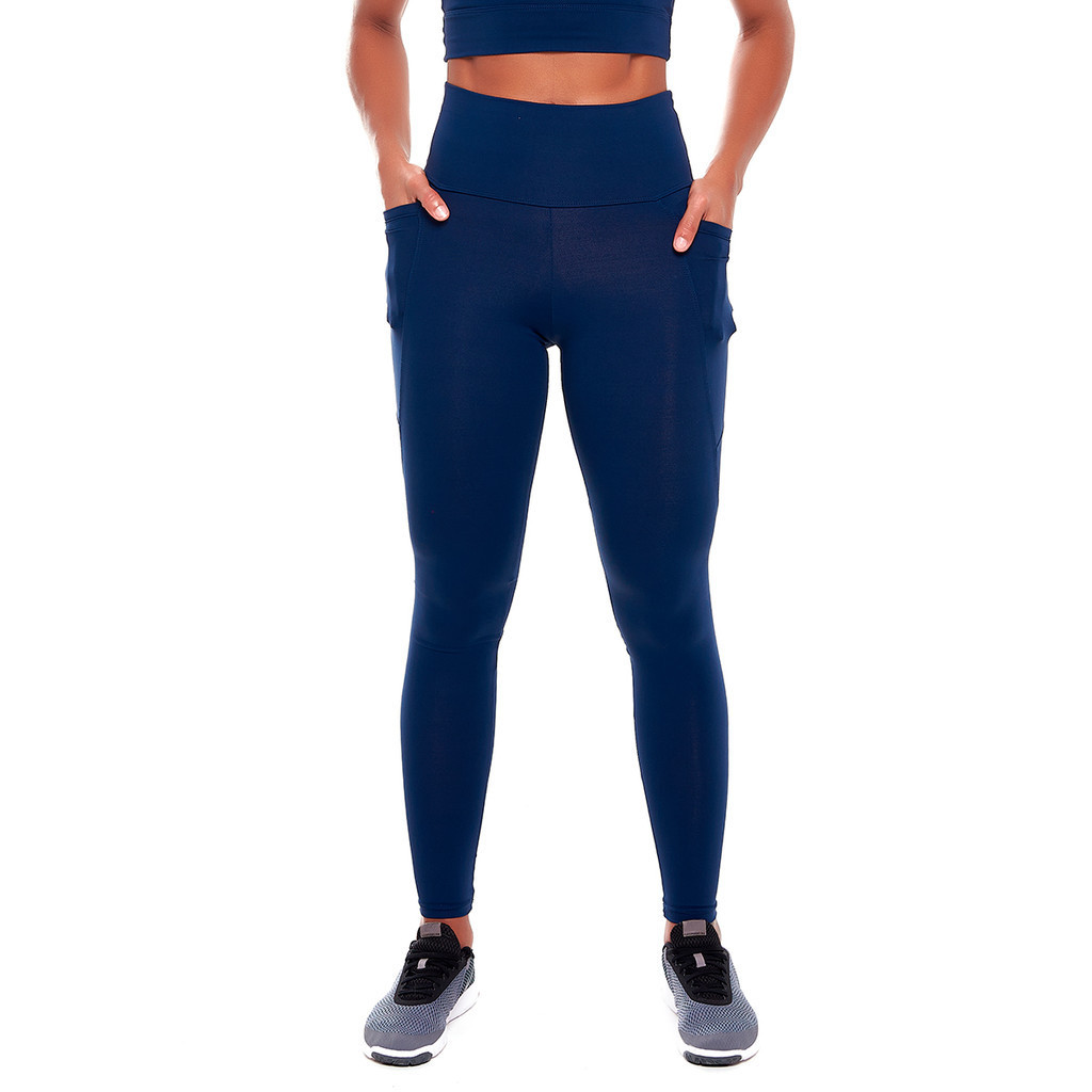 Legging Moviment Marinho SND Fitness em Oferta na Shopee