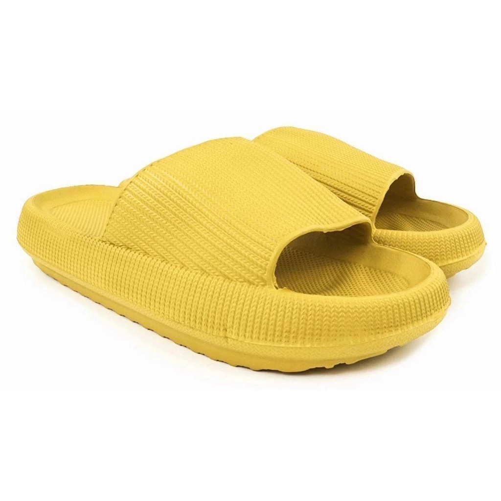 Chinelo Ortopédico Fly Feet Nuvem Macia Leve Confortável Amarelo em Oferta na Shopee
