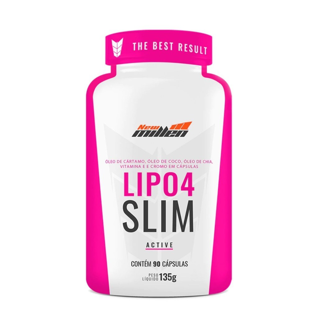 Lipo 4 Slim 90 Cápsulas - New Millen