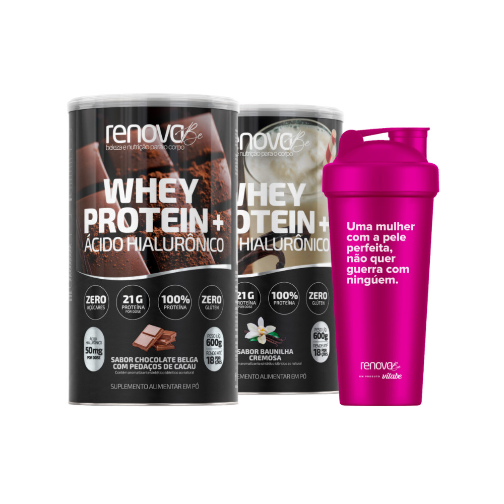 Whey Protein + Ácido Hialurônico Renova Be - Health