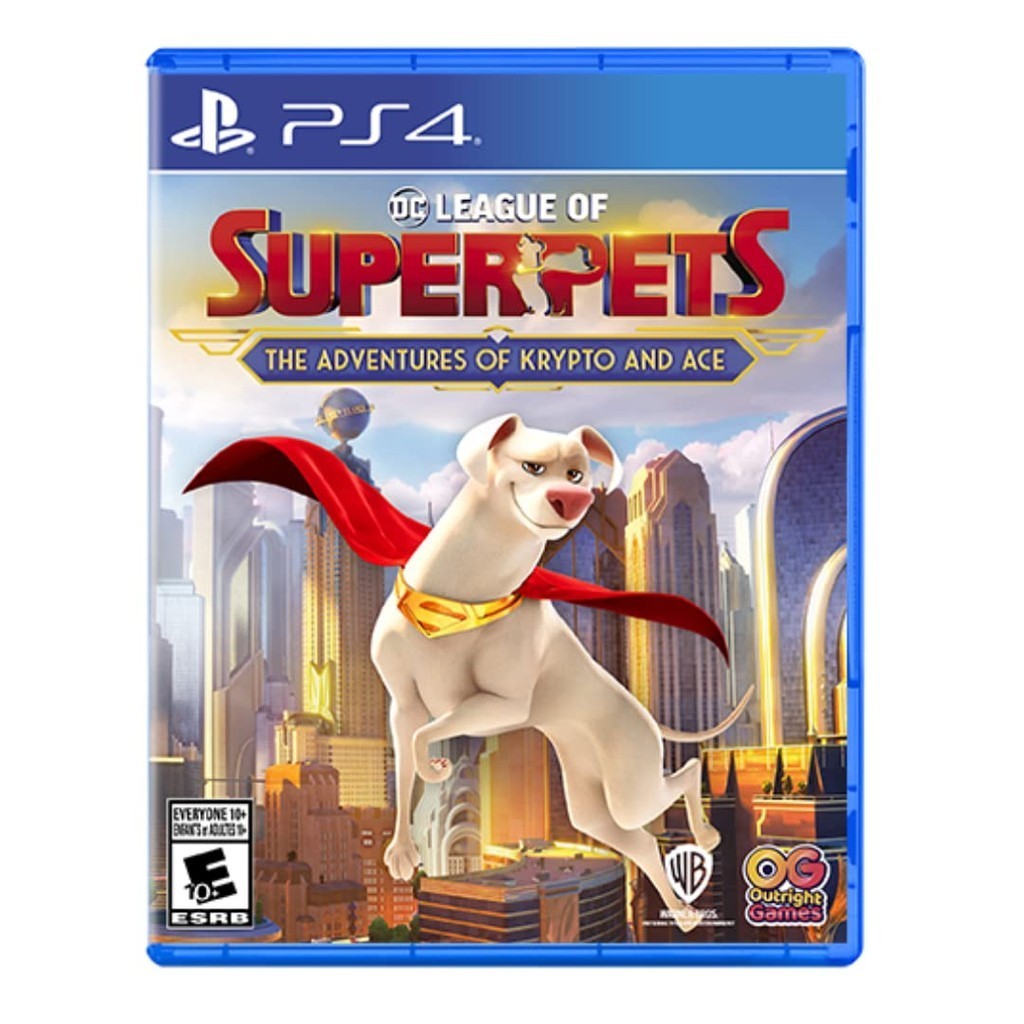 DC League of Super Pets The Adventures of Krypto and Ace PS4 Midia Fisica em Oferta na Shopee