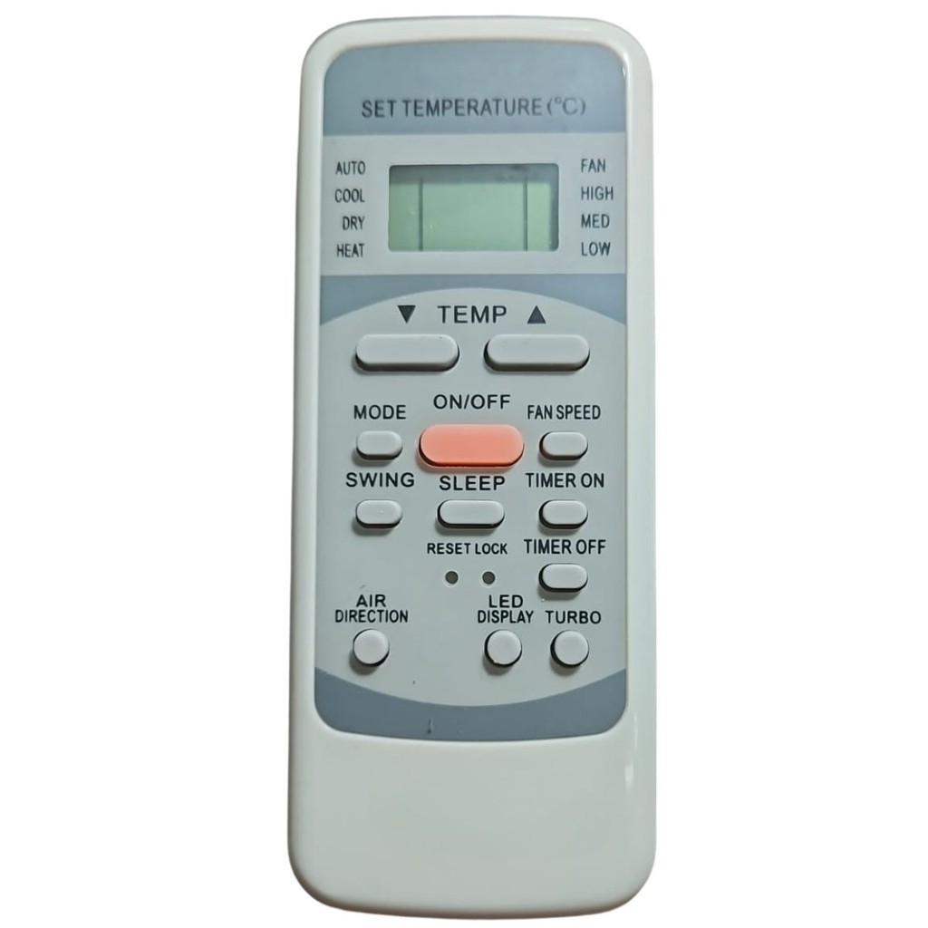 Controle compatível com Electrolux Trane SI12F / SE12F / SI12R / SE12R
