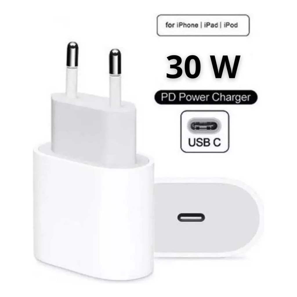 Fonte Carregador Iphone 20W USB C Lightning Tipo C iPhone 8 Plus, XR XS,12 Pro Max, 13, 14 Apple IOS