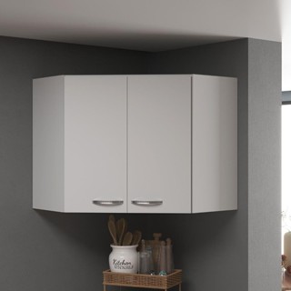 Armário Aéreo Modulado De Canto Fidelitá Viena 75cm 2 Portas Branco em Oferta na Shopee