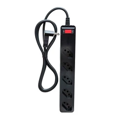 Filtro de Linha DPS Clamper iClamper Energia 5 Tomadas LCF, 1m, Preto, 023459