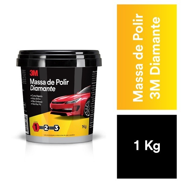 Massa de Polir 3M Diamante 1KG em Oferta na Shopee