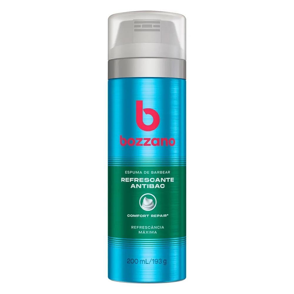BOZZANO ESPUMA DE BARBEAR REFRESCANTE COM 200ML em Oferta na Shopee