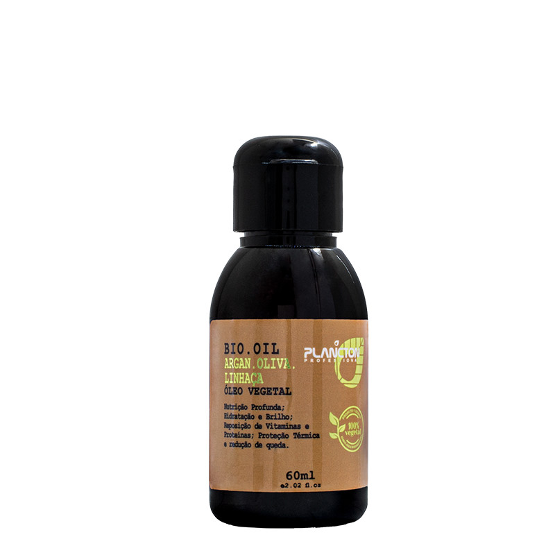 Bio Oil Argan, Oliva e Linhaça - Óleo Vegetal - 60ml - Plancton Professional