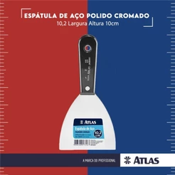 Espátula de Aço Cromado 10,2CM 6255/16 ATLAS