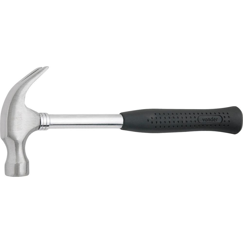 Martelo Unha 23mm Aço Forjado Cabo Metálico Emborrachado Vonder - Home & Living