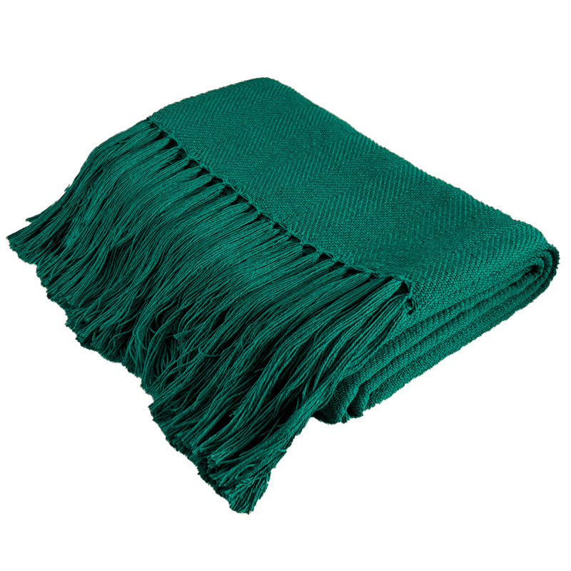 MANTA XALE PARA SOFÁ OLÍVIA VERDE MUSGO 160 x 140