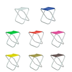 Banqueta Dobrável em Alumínio Cores Sortidas - Bel