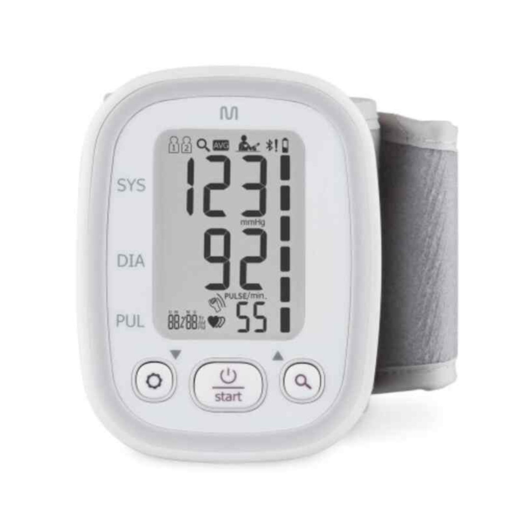 Aparelho Medidor de Pressão De Pulso HC205 Cinza Bluetooth