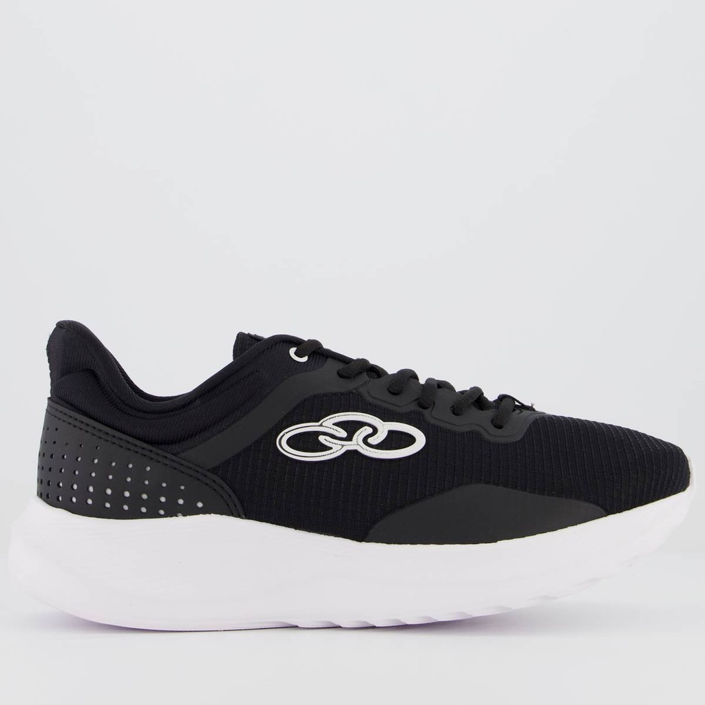 Tênis Olympikus Zex Feminino Preto e Branco em Oferta na Shopee