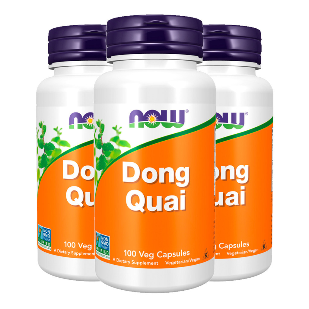 Kit 3x Dong Quai 520 mg Now Foods 100 Cáps Importado /Made in Usa em Oferta na Shopee