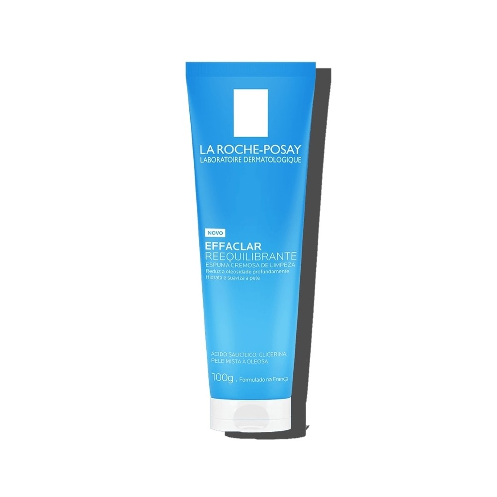 Espuma Cremosa de Limpeza La Roche-Posay Effaclar Reequilibrante 100g em Oferta na Shopee