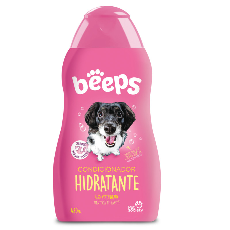Condicionador Pet Cachorro Gato Beeps Hidratante - 480mL