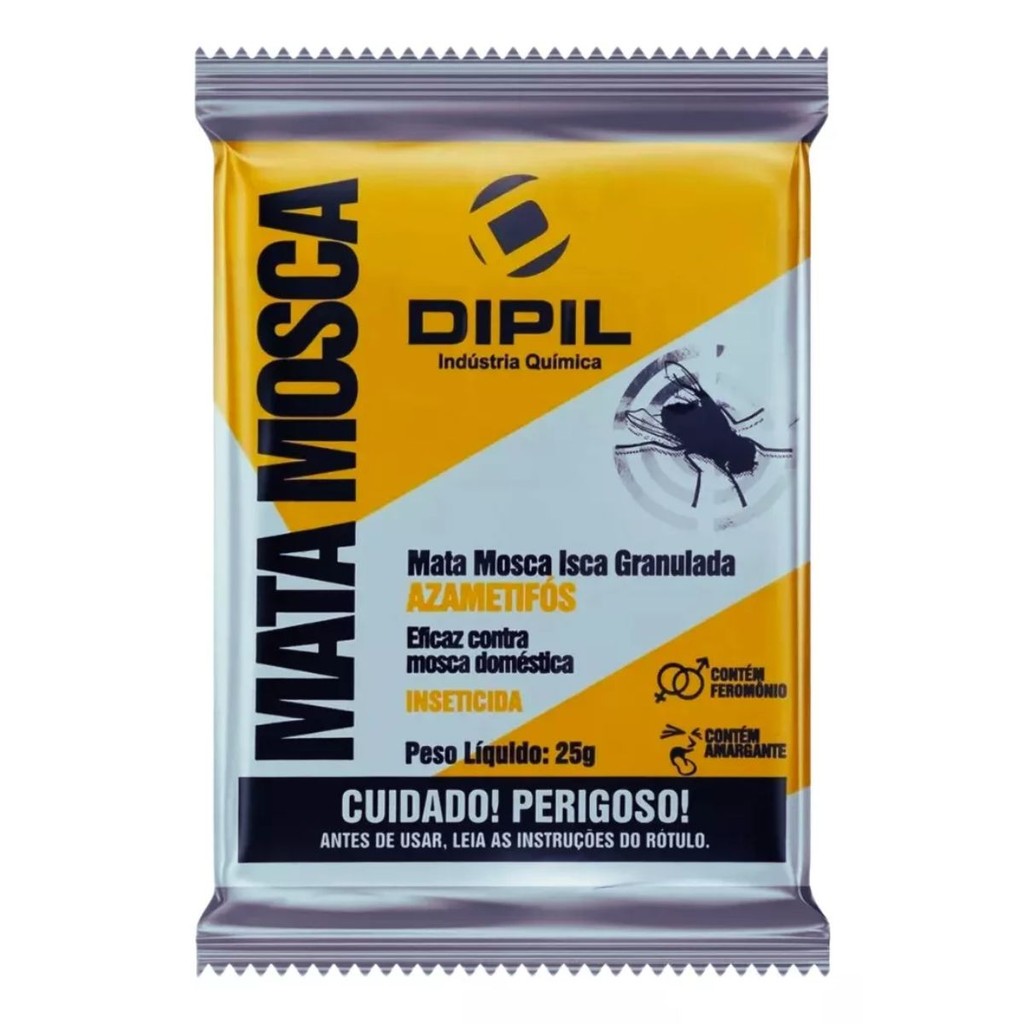 1 Granulado Mata Mosca 25gr Com Atrativo - Pronto Uso em Oferta na Shopee