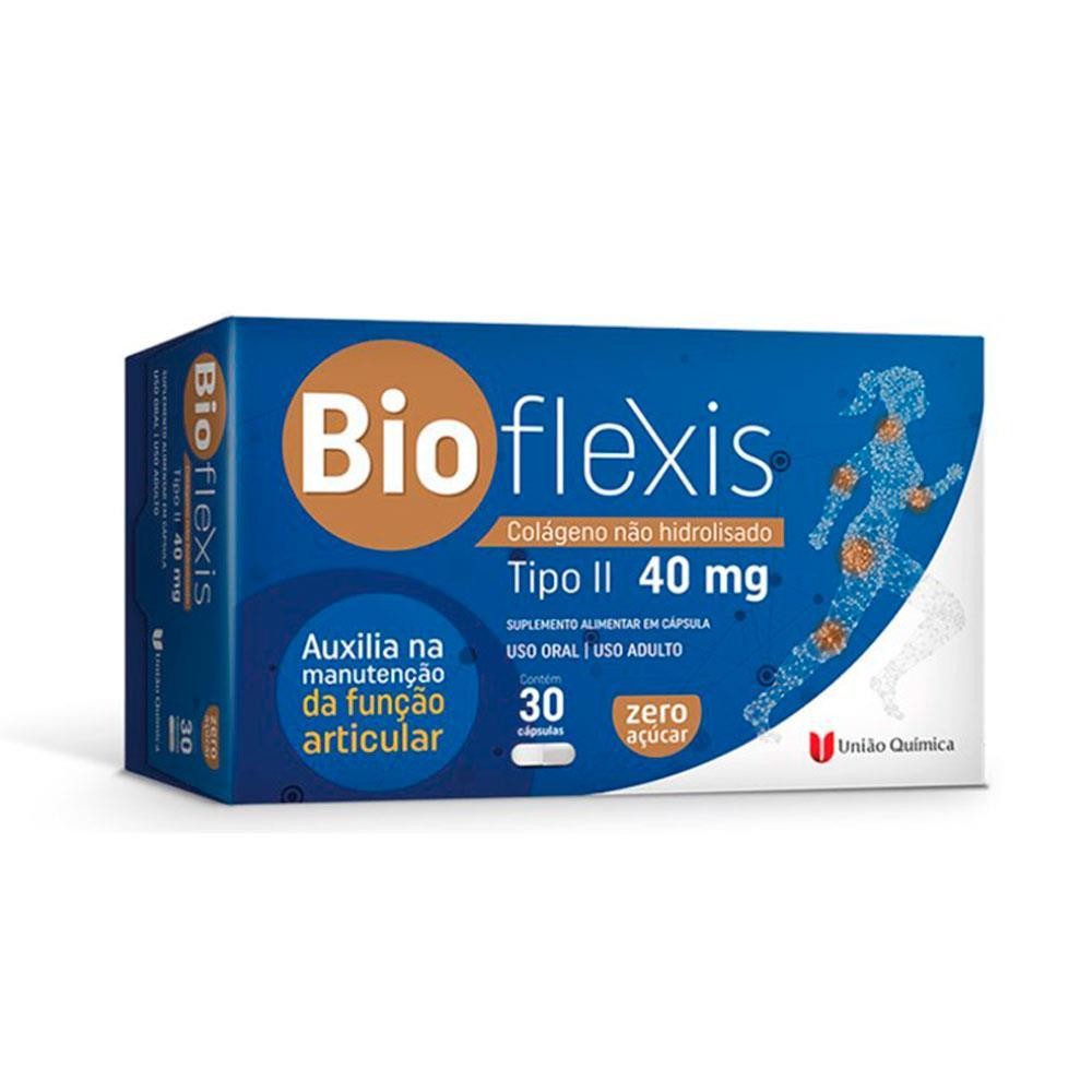 BIOFLEXIS COLÁGENO TIPO 2 40MG COM 30 CÁPSULAS - Health