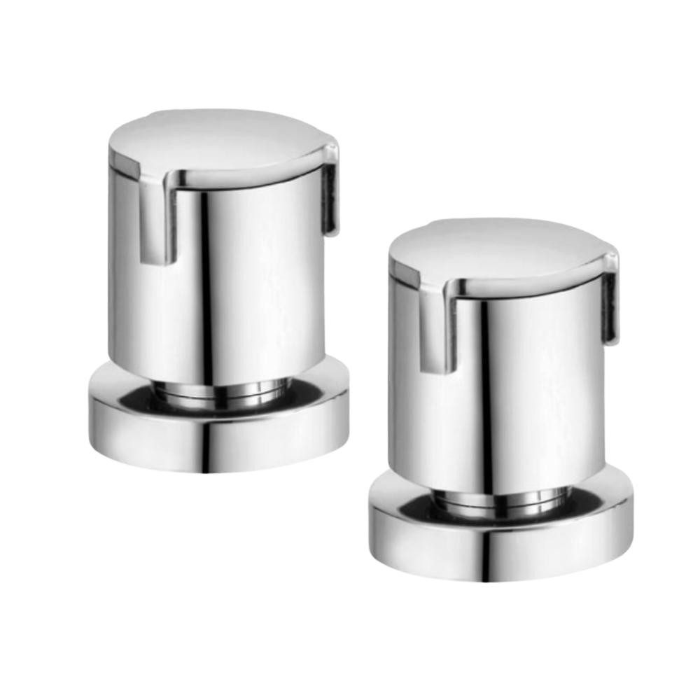 Kit 2 Acabamento Para Registro Docolbase Riva 1/2" 3/4" 1" Cromado Docol em Oferta na Shopee