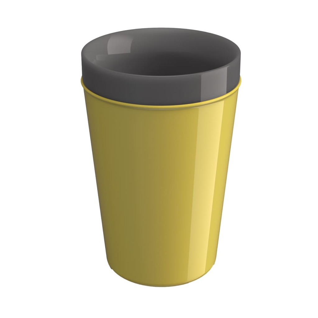 Jarra Térmica Caribe 2l e 4 Copos Térmicos Suco/Água Amarelo — imagem 2 de 2