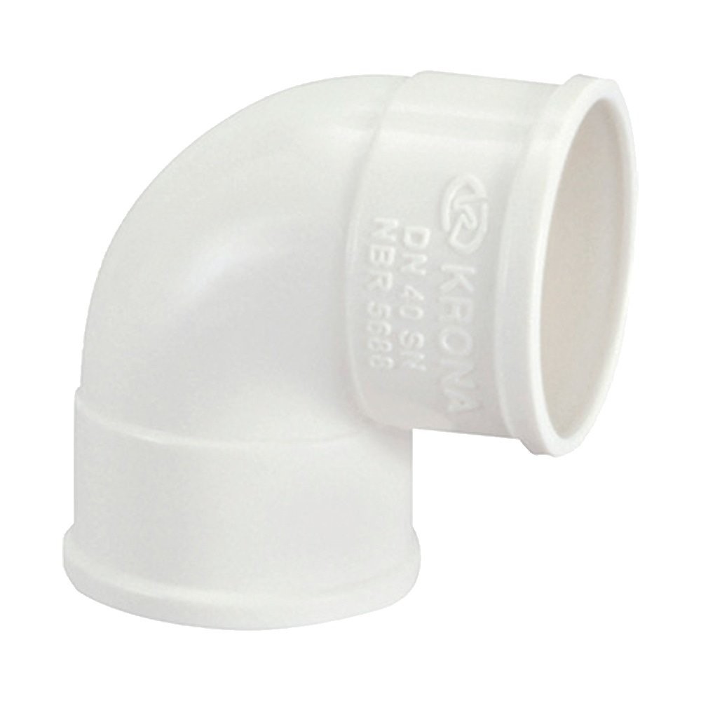Joelho Esgosto Krona 90º 40mm - Embalagem com 50 Unidades em Oferta na Shopee