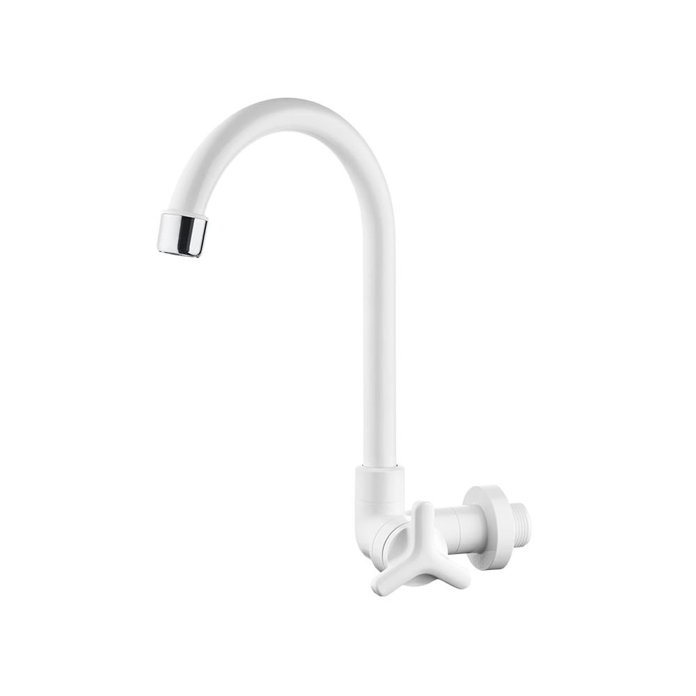 Torneira Cozinha Herc Sicilia 2910 Parede 1/2 Branca Bica Movel Sm em Oferta na Shopee