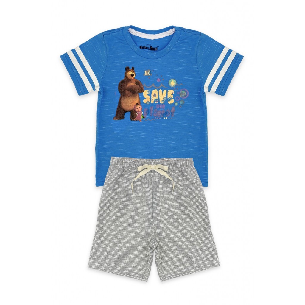 Conjunto Masculino Save Our Planet - Masha e o Urso - Baby & Kids Fashion