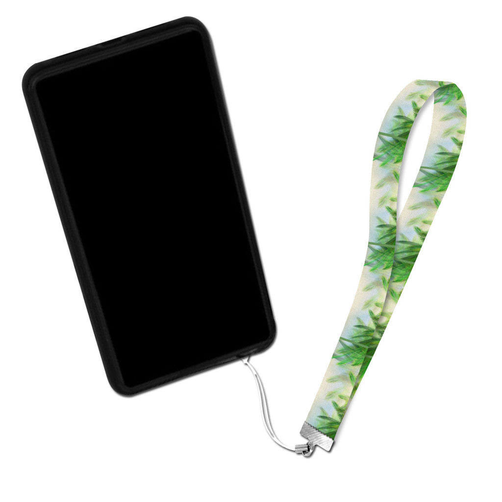 Alça cordão para capa de celular Planta Palmeira Praia
