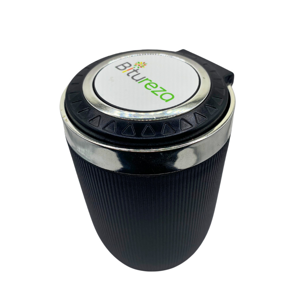 Cinzeiro Veicular Automotivo Porta Moedas/Copos Anti Odor Portatil Universal Tampa Automatica