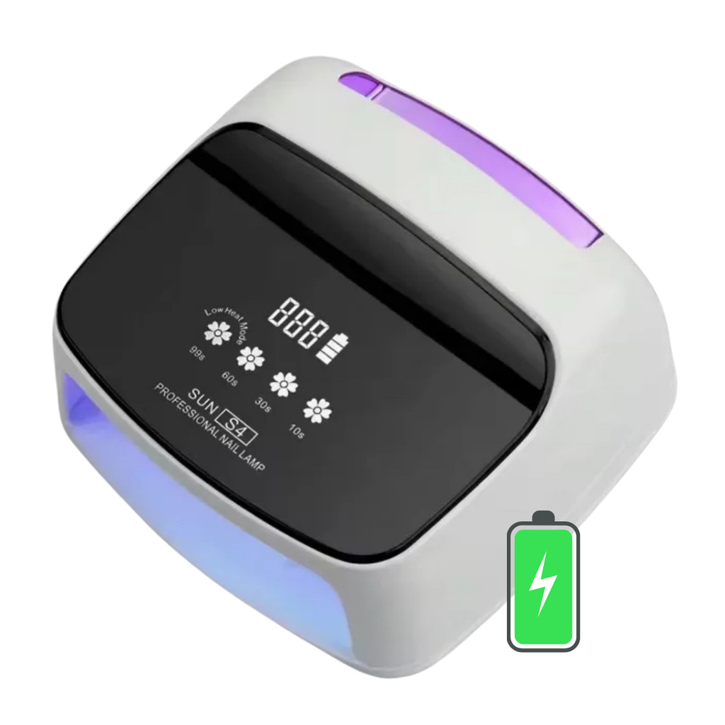 Cabine Portátil Sun S4 Secagem Unha Gel 66 LEDS 268W de Potencia